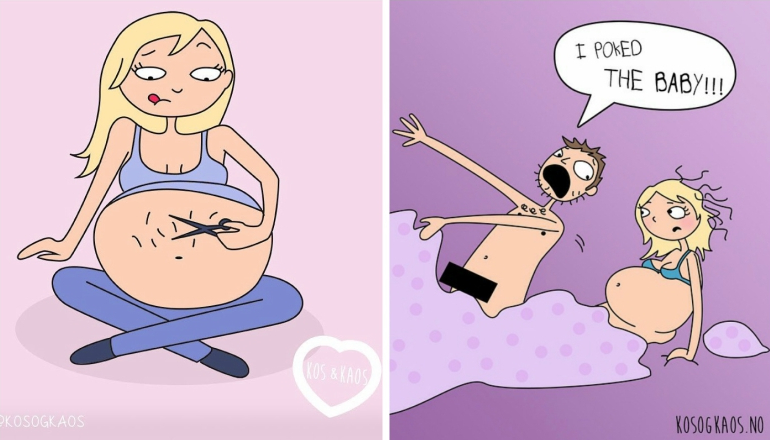 Mom Illustrates Pregnancy Problems in the Most Hilarious Way