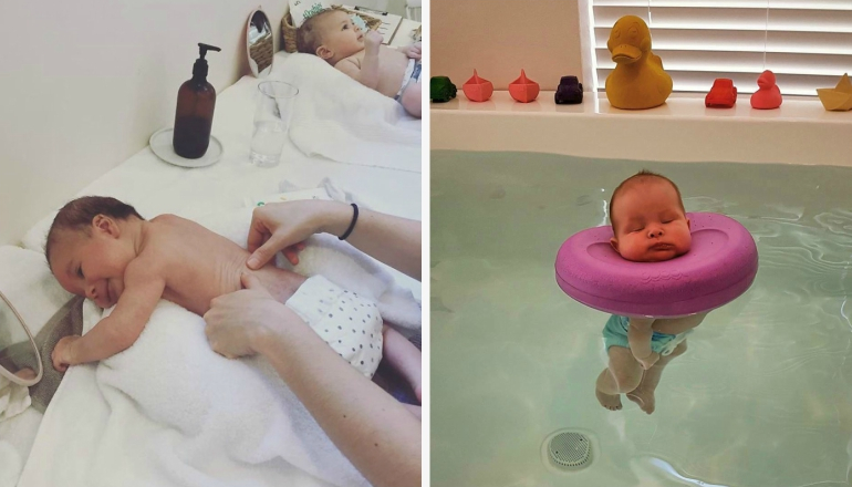 People Can’t Handle How Cute These Baby Spa Photos Are