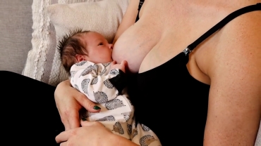 Breastfeeding Positions + Latch Trick