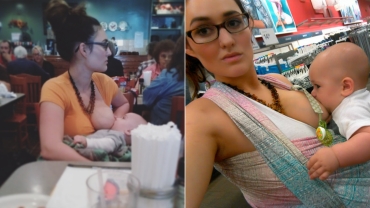 Mom Brilliantly Responds to People Who Shame Her for Breastfeeding in Public