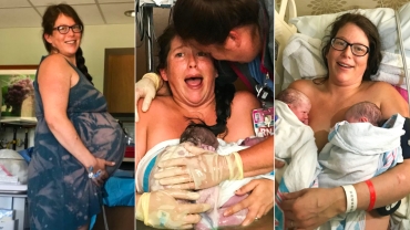Surprise: Mother Learns She's Having Twins During Birth