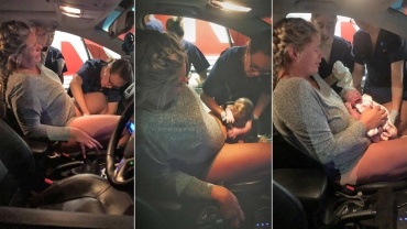 Woman Giving Birth in Car: "Midwives Encouraged and Cheered Me On As"