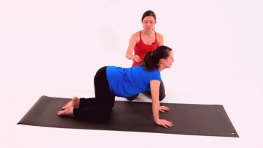 Prenatal Yoga: Cow Cat Stretch Pose