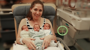 Heartwarming Photos: Triplets' Journey in and Out of the NICU