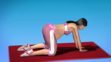 Pregnancy Exercise for Back Pain - Back Stretch