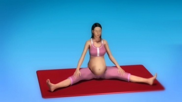 Pregnancy Stretch for Opening Hips and Pelvis