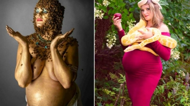 Pregnant Ohio Mom Poses With 40,000 Bees Again in Maternity Photo Shoot