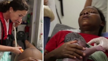 Pregnant Woman Gives Birth on Board Migrant Boat in the Mediterranean