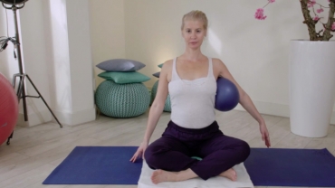Prenatal Pilates: Crossed Legs Sitting with a Neck Stretch