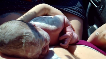 Woman Gives Birth Inside Moving Car