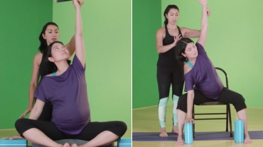 Yoga Poses and Breathing Techniques for Pregnant Moms