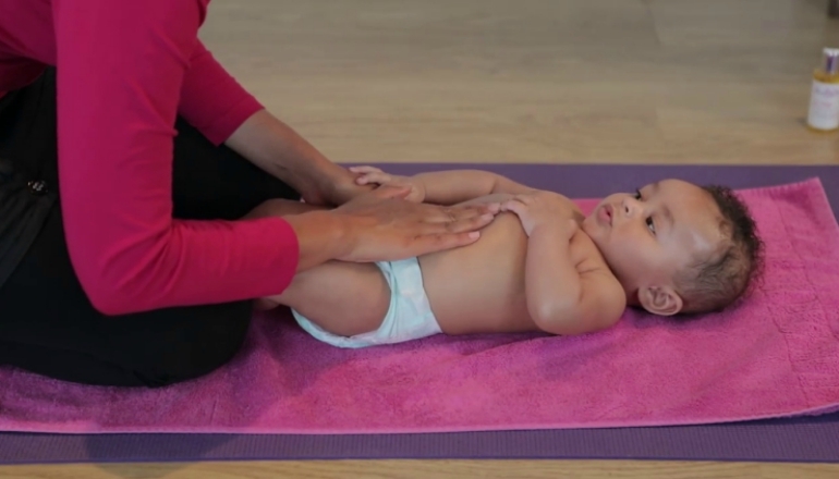 Baby Massage for Wind and Constipation