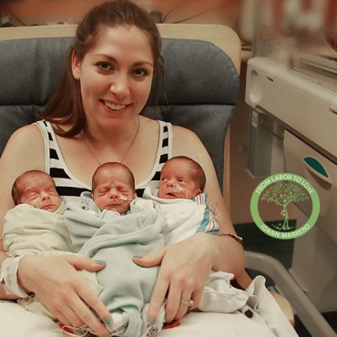 Heartwarming Photos: Triplets' Journey in and Out of the NICU