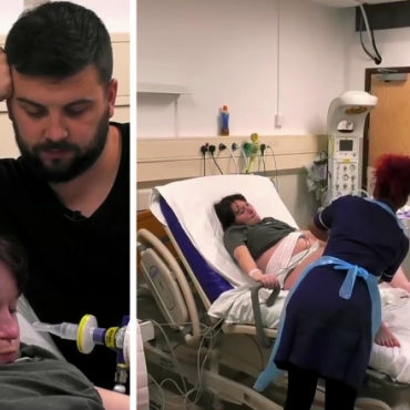 Dad Passes Out During Childbirth
