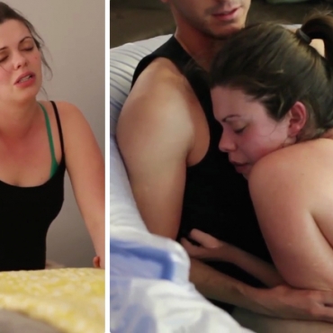 Husband Coaches His Wife Through A Beautiful Waterbirth