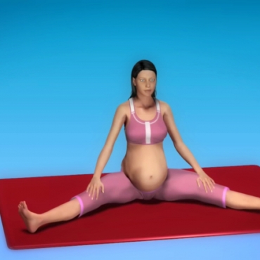 Pregnancy Stretch for Opening Hips and Pelvis